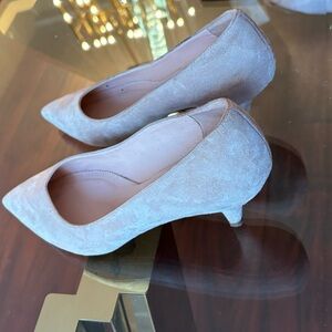 J crew suede pumps